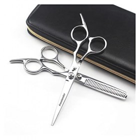 Ciseaux de coiffure professionnels, outils de coiffure, ciseaux droits de 6 pouces, ciseaux amincissants, ciseaux de coiffeur...