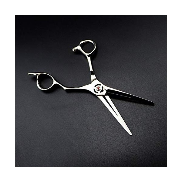 Ciseaux artisanaux avec Logo personnalisé en acier japonais, 6 pouces, coupe creuse, for Salon de coiffure, coupe de cheveux,