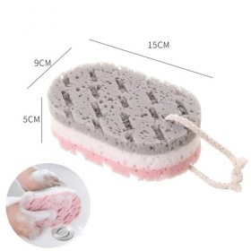DINGZZ Sponge de bain enlevant éponge du corps douche de douche brosse outils de salle de bain Rasage et Épilation