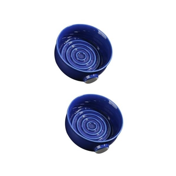 POPETPOP 3 Pièces Seau À Raser En Céramique Porte- À Raser Bol À Raser Vintage Bol À Raser De Voyage Bol À Crème À Raser Crèm