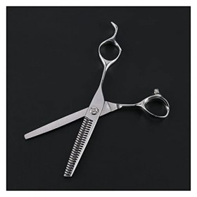 Ciseaux plats, cheveux de rasoir professionnels, cisailles texturisantes pour salon, ciseaux de coiffure pour salons de coiff...