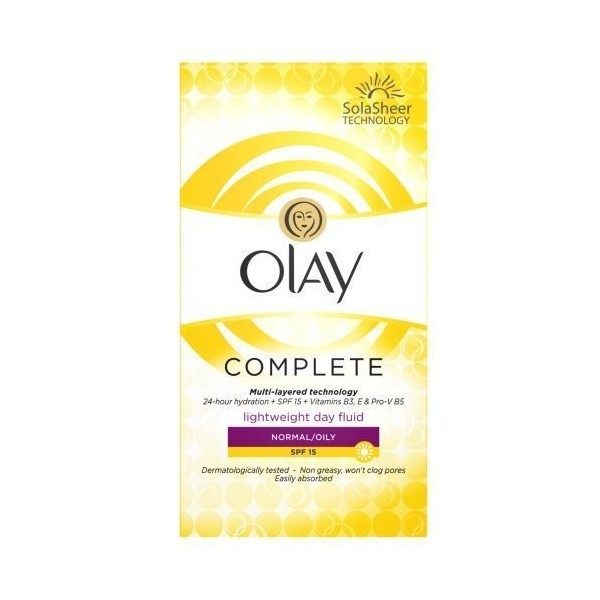 Olay SPF15 Complete Lightweight 3-in-1 Normal/Oily Moisturiser Day Fluid, 100 ml by Olay