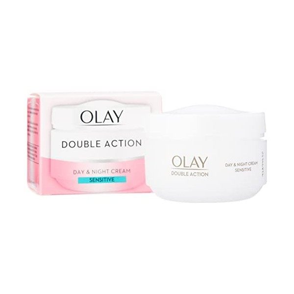 Olay Crème Hydratante Double Action Hydratante Jour et Nuit, 50 ml Crème Jour et Nuit