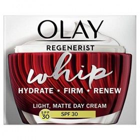 Olay Regenerist Whip Light as Air Crème hydratante anti-âge pour peaux plus fermes SPF30 Acide hyaluronique 50 ml Crème Jour ...