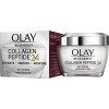 Olay Regenerist Collagen Peptide24 Crème de jour sans parfum, révèle une peau forte et éclatante en 14 jours Crème Jour et Nuit