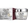Olay Regenerist Collagen Peptide24 Crème de jour sans parfum, révèle une peau forte et éclatante en 14 jours