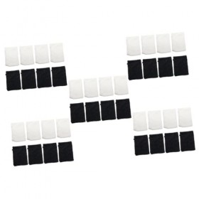 ABOOFAN 40 Pièces Gants Démaquillants En Fibres Serviettes Pour Le Corps Serviettes De Maquillage Éponges De Beauté Tissu Dém