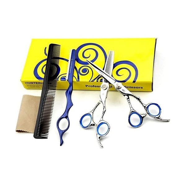 6" ciseaux de coiffure Salon de coiffure Kit de ciseaux de coiffeur coupe nette et précise pour salon de coiffure, Salon et u