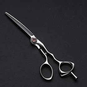 Ciseaux de coiffure professionnels de 6,0 pouces Salon de coiffure Coupe et amincissement des cheveux 440C Ciseaux à haute du