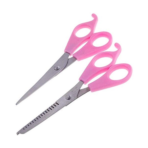 Hairdressing set 2pc professionnel coupe de cheveux droite ciseaux amincissants outils ciseaux de coupe de cheveux ciseaux à 