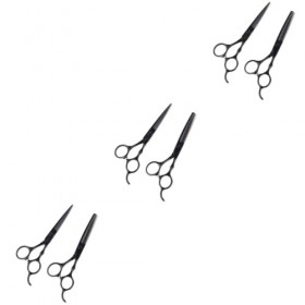 POPETPOP 6 Pièces Ciseaux Texturants Ciseaux Professionnels Tondeuses Professionnelles Pour Barbiers Ciseaux Amincissants Cis