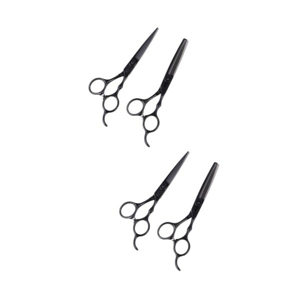 POPETPOP 6 Pièces Ciseaux Texturants Ciseaux Professionnels Tondeuses Professionnelles Pour Barbiers Ciseaux Amincissants Cis