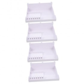 minkissy 4 Pièces Ciseaux Peigne Prise Peigne À Coiffer Plateaux De Service En Plastique Plateaux En Plastique Porte-Ciseaux 