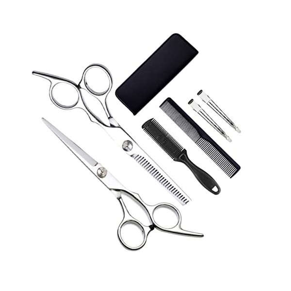 LALAFINA 3 Ensembles 7 Pièces Tondeuses Professionnelles Pour Barbiers Outils De Coiffure Outils Ménagers Kit De Ciseaux De C