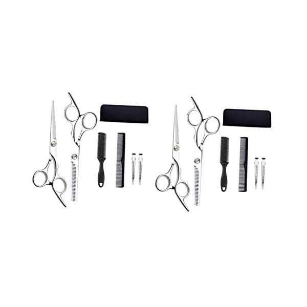 LALAFINA 3 Ensembles 7 Pièces Tondeuses Professionnelles Pour Barbiers Outils De Coiffure Outils Ménagers Kit De Ciseaux De C