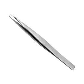 Pince à épiler, droite/pointue, 130 mm, pince à épiler et pointes de rechange, Qté.1 | EP 170