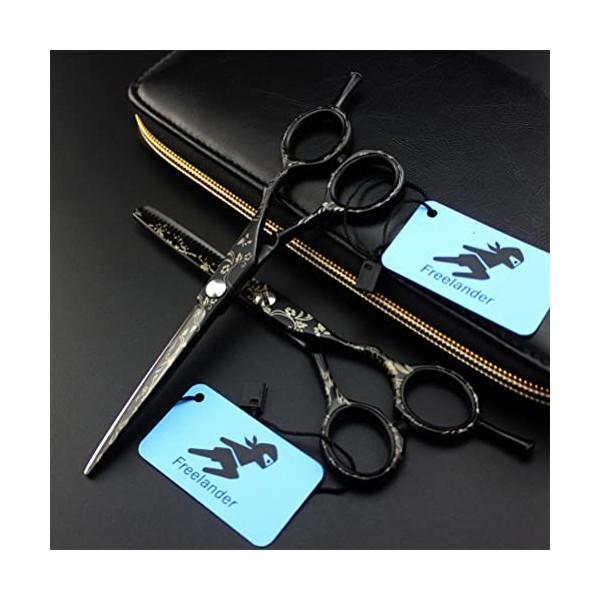 LIUSU Kit de Ciseaux pour Animaux de Compagnie, Ensemble de Ciseaux de Coiffure de 15,2 cm, kit de coiffeurs Professionnels, 