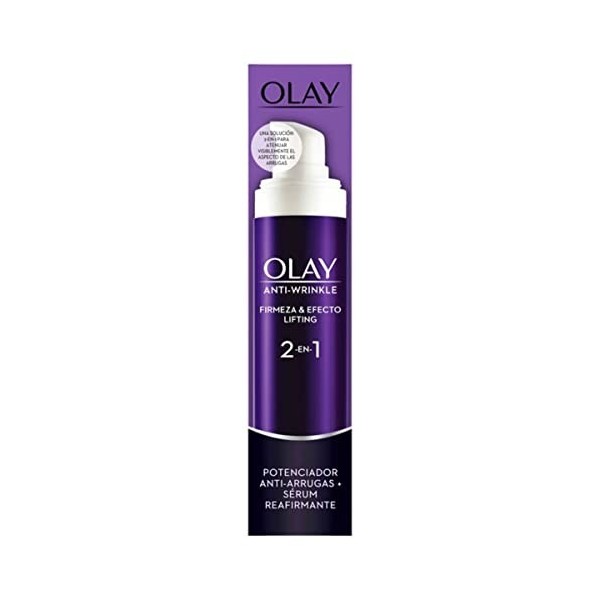Olay Crème de jour et Serum anti-rides 2 en 1 - 50 ml Crème Jour et Nuit