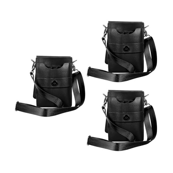 FOMIYES 3 Pièces Ciseaux Fanny Pack Cheveux Ciseaux Pochette Titulaire Brassards En Cuir Ciseaux De Coiffeur Étui Coiffeur Ci