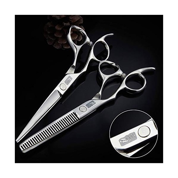 Ciseaux de coupe de cheveux pour gaucher Série de ciseaux de coiffeur pour coiffeur professionnel Ciseaux de styliste de salo