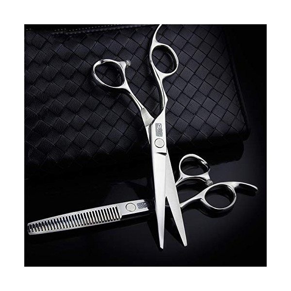 Ciseaux de coupe de cheveux pour gaucher Série de ciseaux de coiffeur pour coiffeur professionnel Ciseaux de styliste de salo