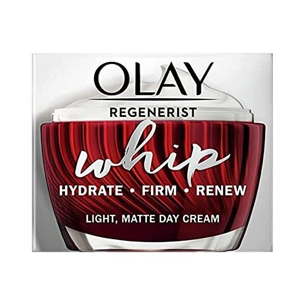 Olay Regenerist Whip Light as Air Crème hydratante anti-âge pour une peau plus ferme à lacide hyaluronique 50 ml 1 pièce Crè...