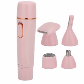 Tondeuse à poils du visage, outil dépilation du visage étanche, rasoir de poils du visage indolore 4 en 1 portable pour la c