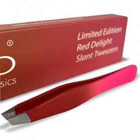 Zizzili Basics Red Delight Pince à épiler à pointe biseautée Édition limitée Rouge