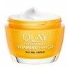 Olay Vitamin C + AHA24 Gel de jour pour le visage avec vitamine C, AHA et niacinamide pour un teint lumineux et uniforme 50 m