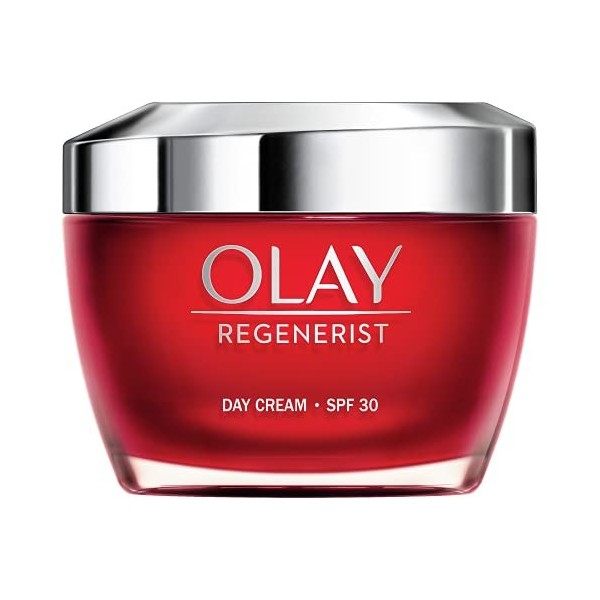 Olay Regenerist Crema Facial De Día Con Spf 30, Fórmula Con Vitamina B3 Y Niacinamida, Hidratación 24h, 50 Mililitro Crème Jo...