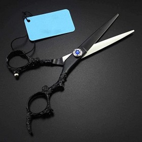 Ciseaux de barbier Ensemble de ciseaux de coiffure en acier inoxydable Ciseaux amincissants pour cheveux tranchants Kits de c...
