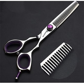KOAIEZ Ciseaux De Coiffure De Coiffure De 7,0 Pouces en Acier Inoxydable, Cisaillements De Coiffure À Salon Multifonctionnel 