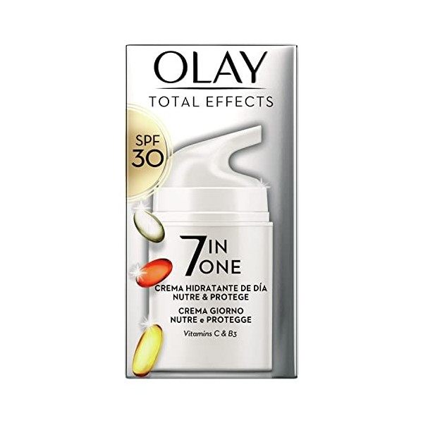 Olay Total Effects SPF 30 7 en 1 Crema Hidratante Anti-Edad - 50 ml Crème Jour et Nuit