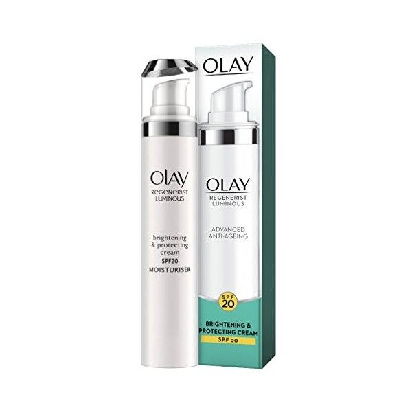Regenerist De Olay Lumineuse Éclaircissement Hydratant Crème Spf20 50Ml 50Ml Crème Jour et Nuit