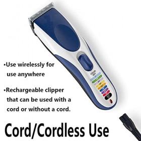 JUNZAI Tondeuse Cheveux Hommes, Tondeuses à Cheveux sans Fil 60 Minutes DAutonomie Tondeuse Professionnelle, Adapté Aux Voya