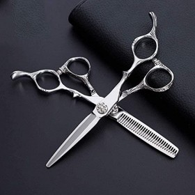 Ciseaux de coiffeur Ciseaux de coupe de cheveux 6 pouces Coiffeur Ensemble de coiffure professionnel Ciseaux de coiffure haut