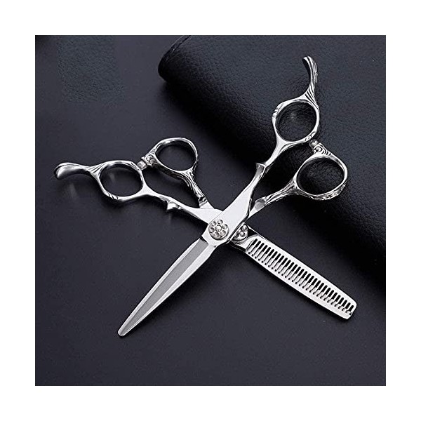 Ciseaux de coiffeur Ciseaux de coupe de cheveux 6 pouces Coiffeur Ensemble de coiffure professionnel Ciseaux de coiffure haut