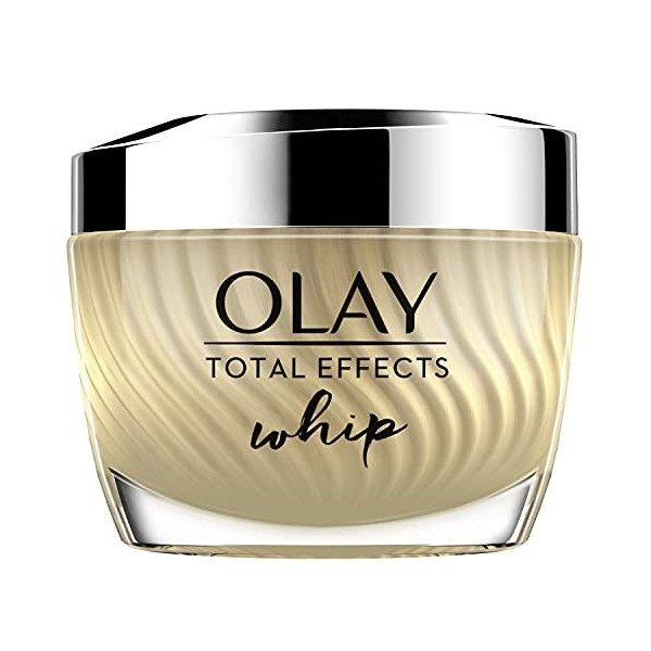 Olay Total Effects Whip Light as Air Hydratant 7 bienfaits en 1 avec niacinamide, vitamine C et E, 50 ml