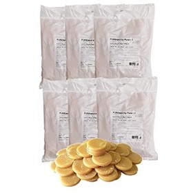 Galets JAUNE de Cire à épiler traditionnelle, épilation sans bande, 6 sachets de 1kg, PUREWAX By Purenail