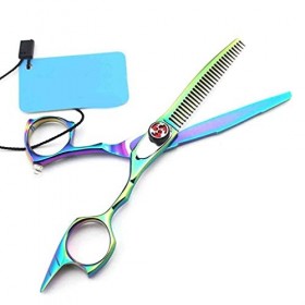 Ciseaux de beauté de coiffure professionnels Ensemble de coiffure professionnel Ciseaux à dents Ciseaux à effiler Salon de co...