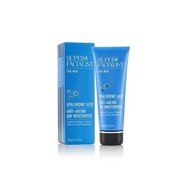 Super Facialist For Men Soin Quotidien Hydratant Anti-Age 75ml Crème Jour et Nuit