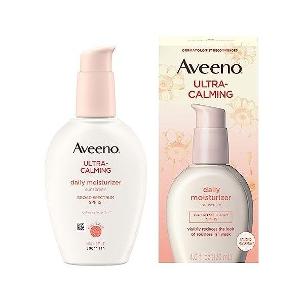 Soin hydratant quotidien Aveeno, ultra-apaisant, SPF&nbsp;15 Crème Jour et Nuit