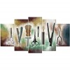 5 Pieces Toile HD imprimé Peinture - Outils De Coupe De Cheveux - Artistique Photographie Graphique Domicile décoration Salon