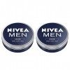 NIVEA MEN Crème Visage - Corps - Mains 2 x 150 ml , crème multi-usage au parfum masculin format boîte alu, soin hydratant 3- ...