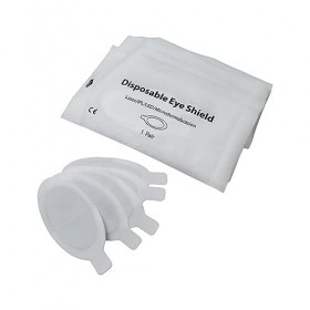 TUONAI Lunettes de protection jetables 50 paires Disposable Eye Shield pour lépilation à la lumière pulsée IPL Protection 