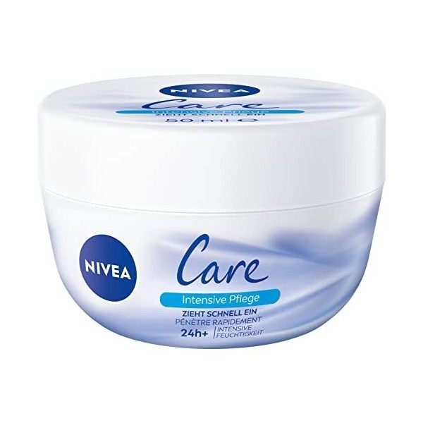 NIVEA Soin intensif 50 ml , hydratant à cire hydro-cire, hydratant et non gras pour une peau sensiblement souple