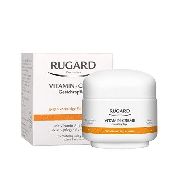 Crème de soin du visage vitaminée Rugard - 100 ml Crème Jour et Nuit