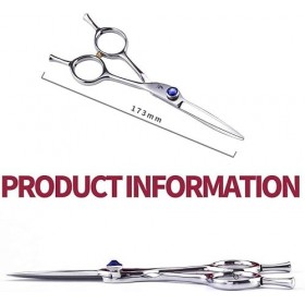 Ciseaux de coiffure Ciseaux à cheveux Ciseaux de barbier Ciseaux de styliste de salon de coupe tranchante et précise en acier