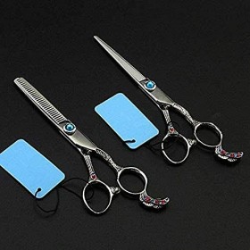 Ciseaux de coiffeur Ciseaux de coiffure Coupe de coiffeur Ciseaux amincissants Ciseaux de coiffure Set 6