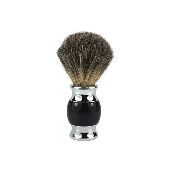 CRODY Simplicité Support de Brosse de Rasoir pour Homme, Support de Blaireau 3 en 1 pour Barbe, Ensemble de Blaireau de Rasag